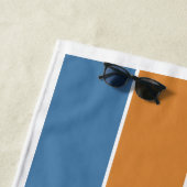 名前をカスタムするサンディエゴ/あなたのテキスト ビーチタオル (インサイチュ)