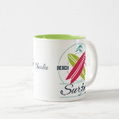 名前をカスタムするサーファーマグ ツートーンマグカップ (正面右)