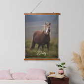 名前をカスタムするザホースフォトウォールデコーキャンバス 吊り下げ型タペストリー (寝室)