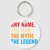 名前をカスタムするザマンザ神話ザレジェンドレトロ キーホルダー (裏面)