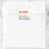 名前をカスタムするザマンザ神話ザレジェンドレトロ スクエアシール (バッグ)