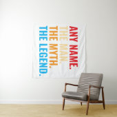 名前をカスタムするザマンザ神話ザレジェンドレトロ タペストリー (インサイチュ(横))