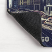 名前をカスタムするシカゴUSA マウスパッド (コーナー)