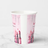 名前をカスタムするシックサロンポーコスメ 紙コップ (左)