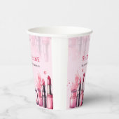 名前をカスタムするシックサロンポーコスメ 紙コップ (右)