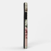 名前をカスタムするシャビーシックパステルポインセティアスガーランド Case-Mate iPhoneケース (裏面/右)