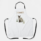 名前をカスタムするシャメッセンキャットペット エプロン (正面)
