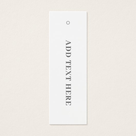 名前をカスタムするシンプルシック衣料つるラベル (正面)