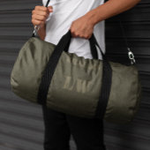 名前をカスタムするシンプルモノグラムジャージー番号 ダッフルバッグ