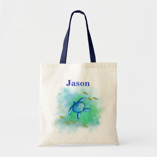 名前をカスタムするシータートトートバッグ トートバッグ (正面)