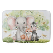 名前をカスタムするジャングルアニマルズトンフライ バスマット (正面)