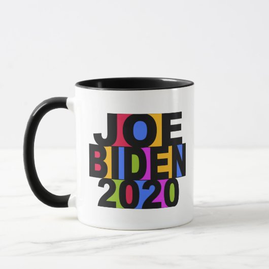 名前をカスタムするジョーバイデン氏2020マグ マグカップ (左)