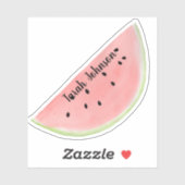 名前をカスタムするスイカのステッカー シール (シート)