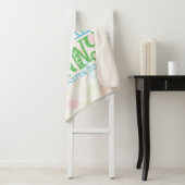 名前をカスタムするスウィートベビーバニー第1イースターエッグ シェルパブランケット (インサイチュ)