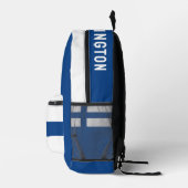 名前をカスタムするスオミフィンランド プリントバックパック (右)