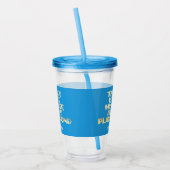 名前をカスタムするスカイ引用文 アクリルタンブラー (左)