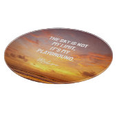 名前をカスタムするスカイ引用文 カッティングボード (角)