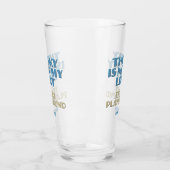 名前をカスタムするスカイ引用文 タンブラーグラス (左)