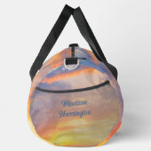 名前をカスタムするスカイ引用文 ダッフルバッグ (右)