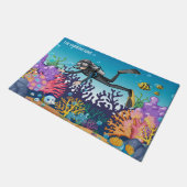 名前をカスタムするスキューバダイバードアマット ドアマット (アングル)