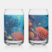 名前をカスタムするスキューバダイバー ガラス缶 (正面)