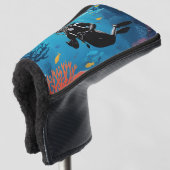 名前をカスタムするスキューバダイバー ゴルフヘッドカバー (3/4 正面)