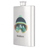 名前をカスタムするスキーマスクフラスコ フラスク (左)