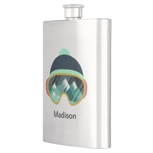 名前をカスタムするスキーマスクフラスコ フラスク (左)