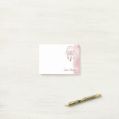 名前をカスタムするスクリプトボホドリームキャッチャーの水色 ポストイット (デスク上)