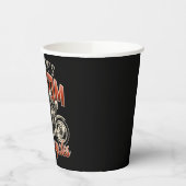 名前をカスタムするスケルトンオートバイサイクルショップ 紙コップ (左)