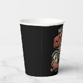 名前をカスタムするスケルトンオートバイサイクルショップ 紙コップ (右)