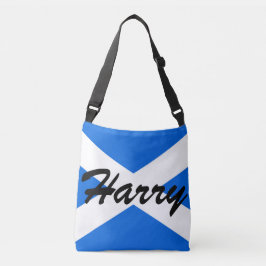 名前をカスタムするスコットランド国旗cbcn クロスボディバッグ