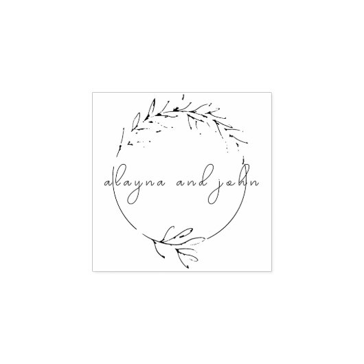 名前をカスタムするスタンプ ラバースタンプ (インプリント)