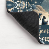 名前をカスタムするスター疑問に思出生ドットマンダラ マウスパッド (コーナー)