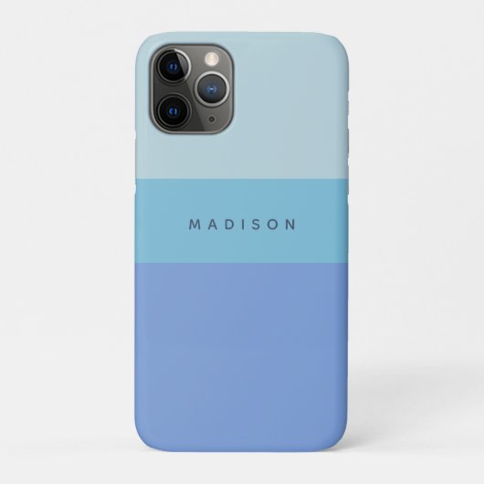 名前をカスタムするストライプのの電話番号 Case-Mate iPhoneケース (裏)