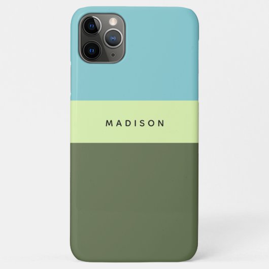 名前をカスタムするストライプのの電話番号 Case-Mate iPhoneケース (裏面)