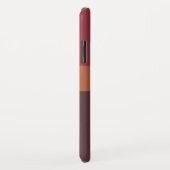 名前をカスタムするストライプのの電話番号 Case-Mate iPhoneケース (裏面/右)