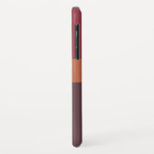 名前をカスタムするストライプのの電話番号 Case-Mate iPhoneケース (裏面/左)