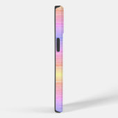 名前をカスタムするストライプカラフル Case-Mate iPhoneケース (裏面 / 右)