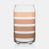 名前をカスタムするストライプパターン ガラス缶 (左)