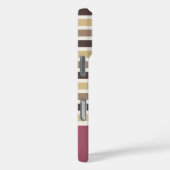 名前をカスタムするストライプパターン Case-Mate iPhoneケース (裏面 / 右)