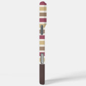 名前をカスタムするストライプパターン Case-Mate iPhoneケース (裏面 / 右)