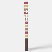 名前をカスタムするストライプパターン Case-Mate iPhoneケース (裏面 / 左)