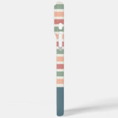 名前をカスタムするストライプパターン Case-Mate iPhoneケース (裏面 / 左)