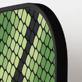 名前をカスタムするスネークアニマルプリントパタクラシックーン ピックルボールラケット (左詳細)