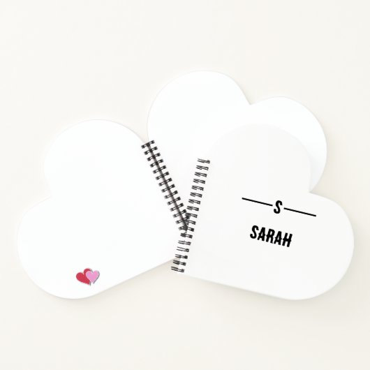 名前をカスタムするスパイラルノートパソコシンプルン – &スタイリッシュ ノートブック (内部)