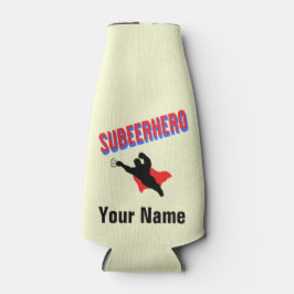 名前をカスタムするスベエルヒーロービールボトルクール ボトルクーラー