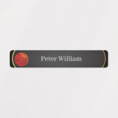 名前をカスタムするスポーツ愛好家ハイスクールラベル ラベル (デザイン1)