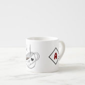 名前をカスタムするスモールエスプレッソカップ | ことわざコーヒーマグ エスプレッソカップ (正面右)