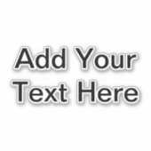 名前をカスタムするスローガンロゴアートフォトパーソナル6"x6" シール (正面)